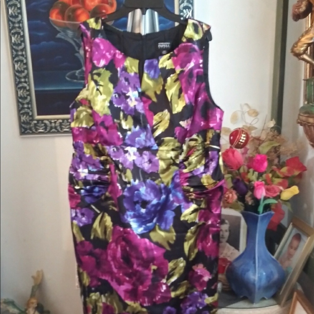 Adrianna Papell Woman Floral Dress 20W